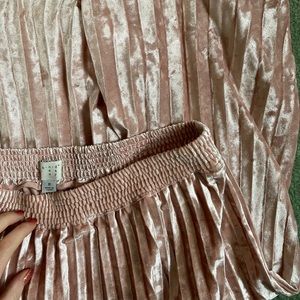 A New Day Pink Velvet Skirt